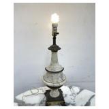 Italian marble table lamp