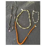 Group of 4 necklaces