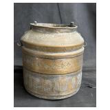 Antique copper tea caddy