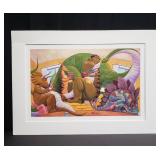 A Mark Teague Lithograph pencil signed and