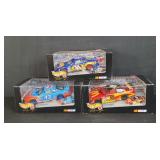 Three Hot wheels nascar pro racing die-cast ,