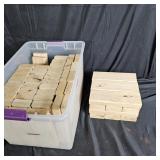 Extra large JENGA style game 52pcs. Each piece: