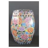 Vintage Chinese handpainted porcelain garden stool