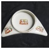 Antique Sunbonnet girls baby dish by Underwoods