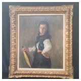 Robert Philip oil on canvas with info on verso