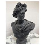 Vintage neoclassical Apollo chalk or plaster