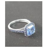 Sterling silver (925)  spinel ring