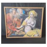 Oil painting on board