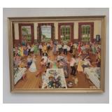 Vintage oil on canvas