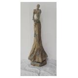 Vintage signed plaster sculpture