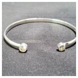Sterling silver cuff bracelet