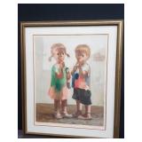 Pencil signed and numbered lithograph