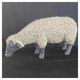 Vintage  composite sheep sculpture
