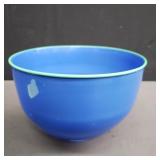 Signed handblown studio glass bowl