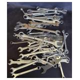 Large group of wrenches in box