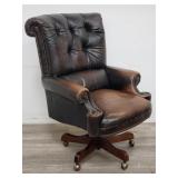 Thomasville leather executive office chair