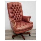 Sam Moore Furniture leather executive office chair