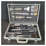 Stainless steel grill tool set