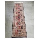 Genuine  hand woven oriental runner rug