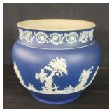 Vintage Adams England bisque porcelain flower pot