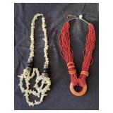 Pair of vintage necklaces