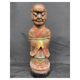 Vintage Asian wooden statue