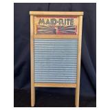 Vintage Maid-Rite wood washboard