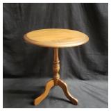 George B Bent Co. pedestal accent table