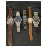 Group of menï¿½s prop watches