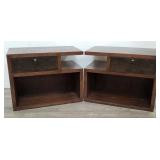 Pair of contemporary end tables
