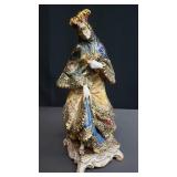 Vintage pottery figurine made in Italy