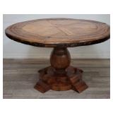 Vintage western-style walnut hand carved