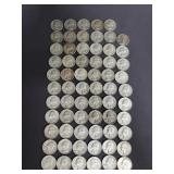 Group of 65 quarters 1945-1964