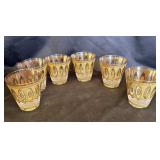 3 Vintage MCM Culver 22kt gold glasses