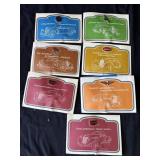 Group of 7 General Electric car pins