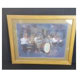 Signed and dated pastel painting