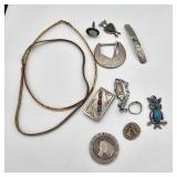 Group of costume jewelry