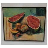 S. Schwartz vintage oil on canvas