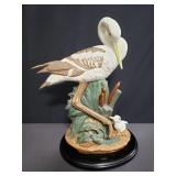 Bondia bisque crane figurine