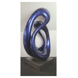 LP Modern abstract fiberglass sculpture