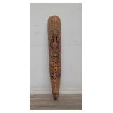 Handcarved wood wall mask