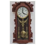 Victorian-style wall clock