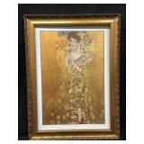 Framed Gustav Klimt "Portrait of Adele