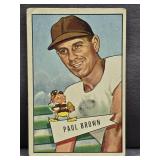 1952 Bowman Large #14 Paul Brown Football Card.