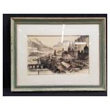 Albert Birkle charcoal drawing on paper