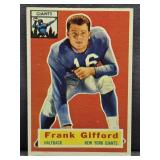 1956 Topps #53 Frank Gifford Football Card.