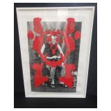 Kate Sitting 1996 mono print