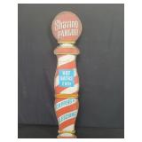 Vintage handpainted shaving parlor wood sign