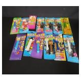 Group of PEZ collectible candy dispensers