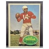 1960 Topps #113 Y.A. Tittle Football Card.